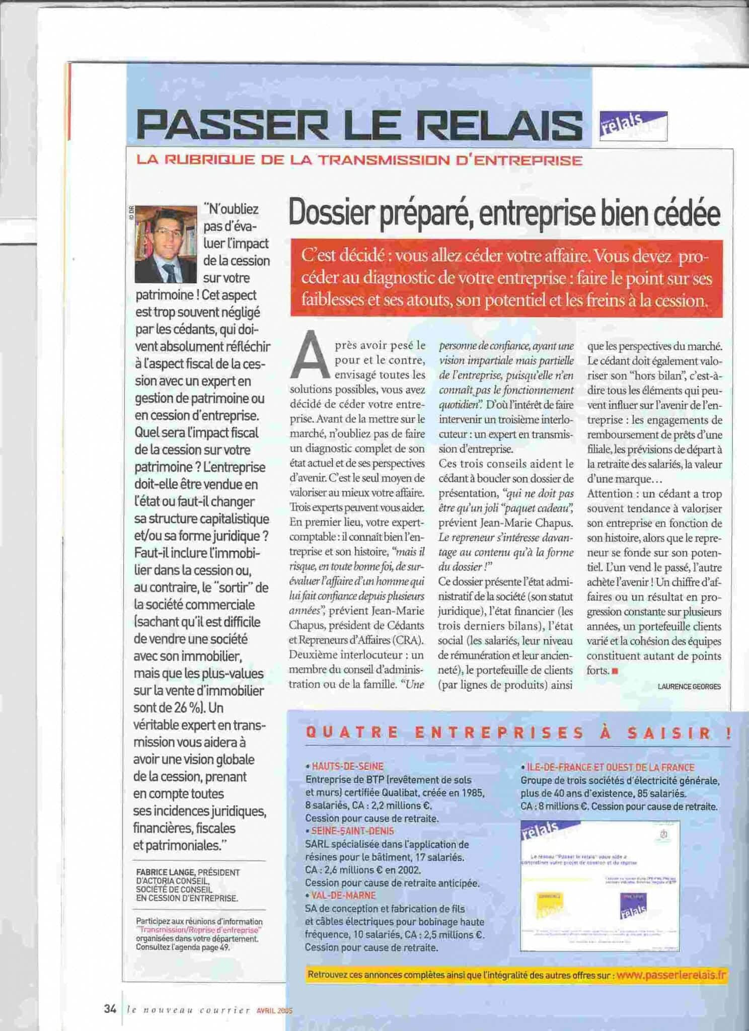 On parle de nous, transmission d'entreprises au Luxembourg On parle de nous, transmission d'entreprises au Luxembourg